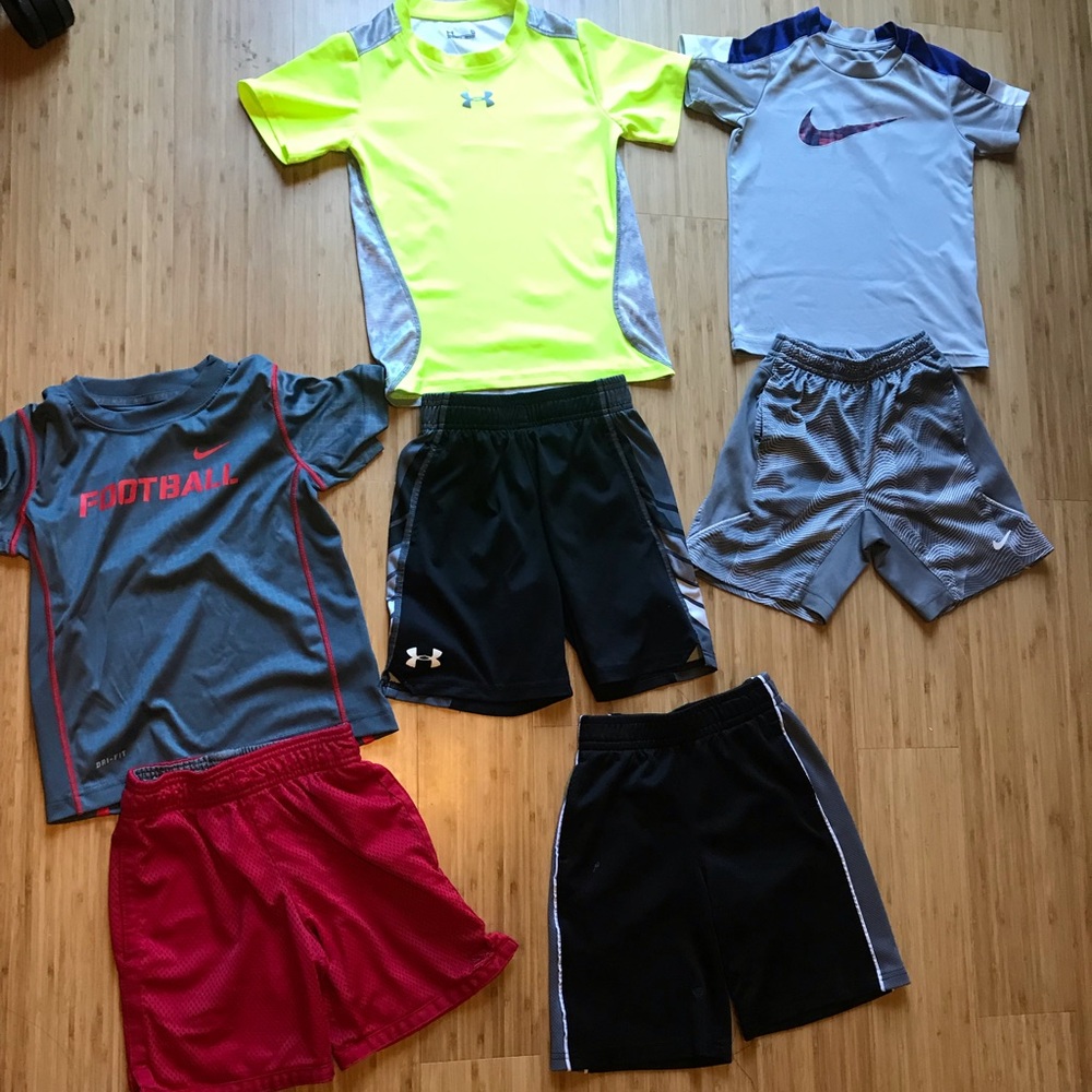Boy 4/5 Nike and under armour lot